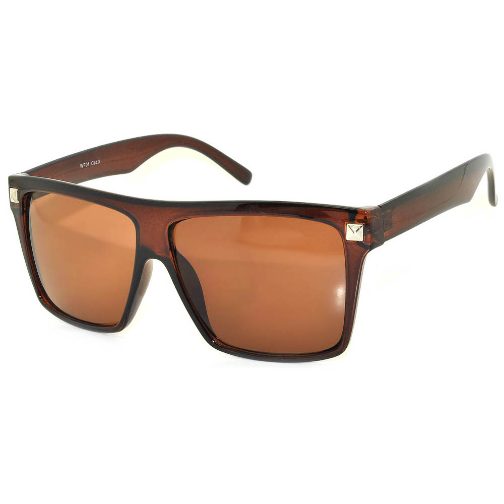 OWL ® Eyewear Vintage Retro Sunglasses Brown Frame Brown Lens (One Pair ...