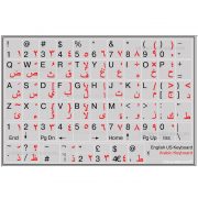 Arabic-English Keyboard Stickers grey