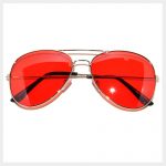 Cool Aviator Red Lens Sunglasses wholesale
