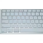 Blank keyboard sticker to cover letters on keyboard white