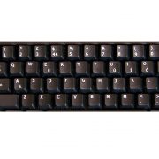 English UK keyboard sticker black