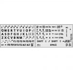 English us large bold letters keyboard sticker grey