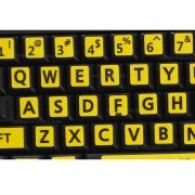 English US large letters keyboard sticker yellow