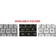 English us lower case keyboard stickers available colors