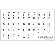 English uk keyboard sticker