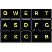 fluorescent reflective glow keyboard stickers englih us