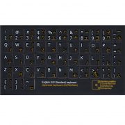 Japanese Katakana -English keyboard stickers black non transparent