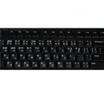 Korean transparent keyboard stickers white letters