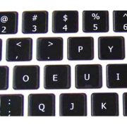 Dvorak mac keyboard sticker black