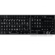 english large letters for mac keyboard sticker black