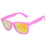 matte mirror pink sunglasses