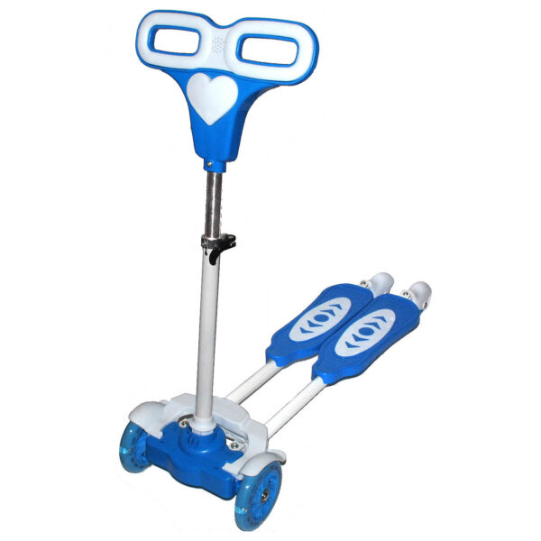 four wheel scooter with light frog motion for kids