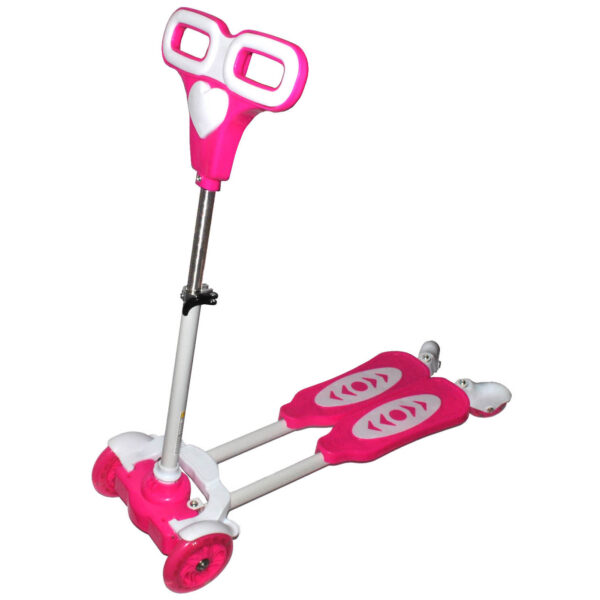 Scooter frog motion four wheels for kids pink buy now