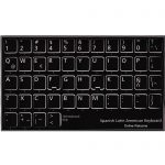 Spanish Latin American keyboard labels black buy now