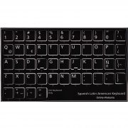 Spanish Latin American keyboard labels black buy now