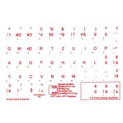 Swiss germany red keyboard sticker