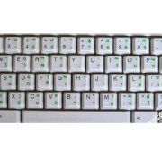 Thai letters for keyboard green