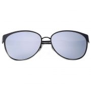 Sunglasses Womens Metal Fashion Silver Frame Silver Mirror Lens