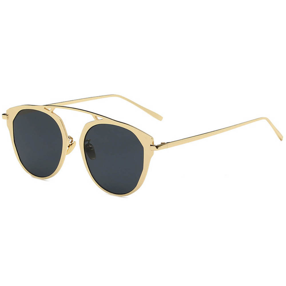 OWL ® Eyewear Sunglasses 86046 C1 Women’s Metal Fashion Gold Frame ...