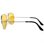 Aviator yellow lens sunglasses silver frame buy online