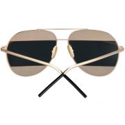 Sunglasses 86004 C6 Women's Metal Aviator Silver Frame Silver Mirror Lens One Pair