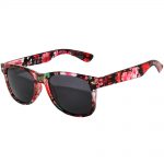 Sunglasses Floral Red Smoke Lens