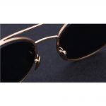 Sunglasses 86026 C3 Women's Metal Fashion Gold/Leopard Frame Brown Mirror Lens One Pair
