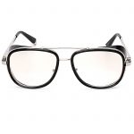 OWL ® 002 C5 Aviator Eyewear Sunglasses Women's Men's Metal Black Frame Clear Lens One Pair