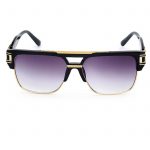 OWL ® 020 C1 Cat Rectangle Eyewear Sunglasses Women's Men's Plastic Black Frame Smoke Lens One Pair