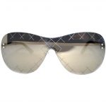 OWL ® Eyewear Sunglasses 86012 C2 Women's Metal Fashion Silver Frame Silver Mirror Lens One Pair