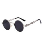 steampunk sunglasses silver black