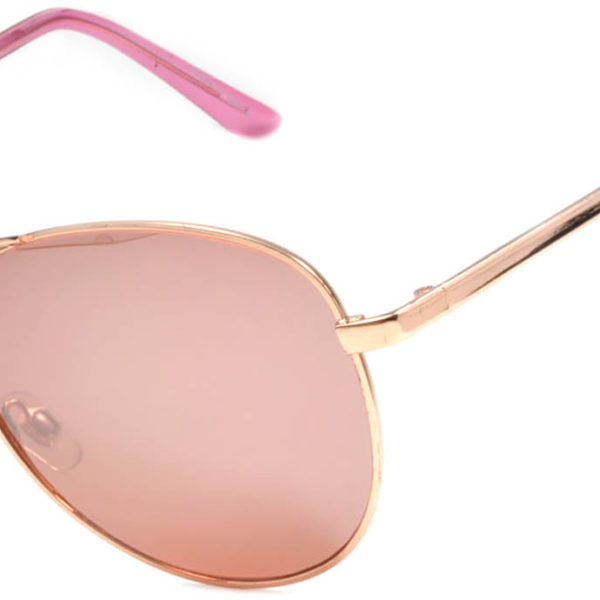 Rose Gold aviator sunglasses