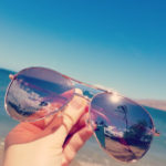 aviator rose gold light mirror sunglasses shop online