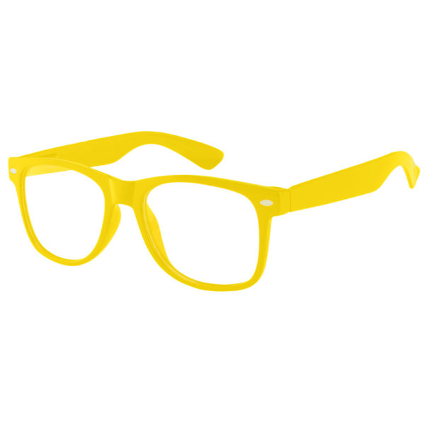 Kids Yellow Frame Sunglasses With Clear Lens